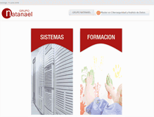 Tablet Screenshot of gruponatanael.es